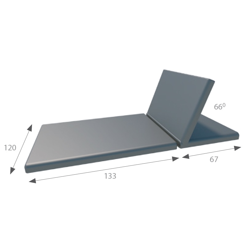 Manumed Exercise couch 2-section he