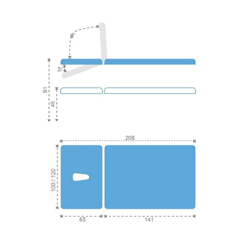 Table Bobath - 120 cm