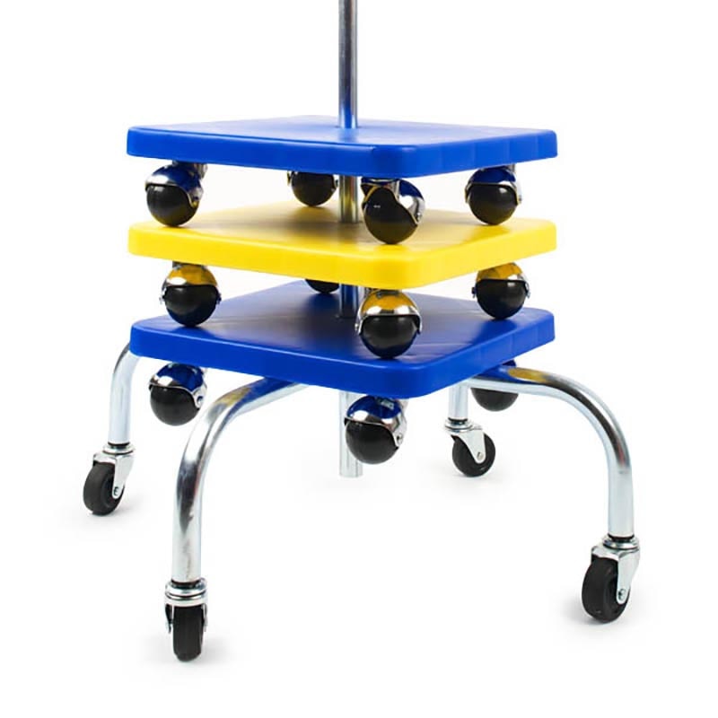 SCOOTER BOARD STACKING SYSTEM