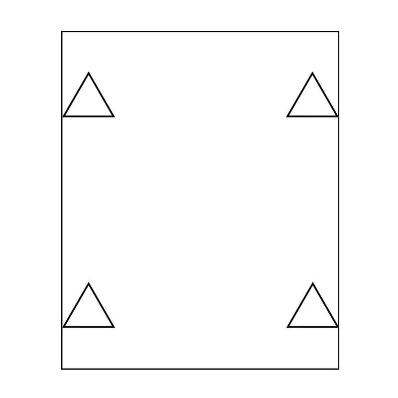 Anti-Fall Sheet 36x80x6" Model A, 4 sides - With zip *Sheet only