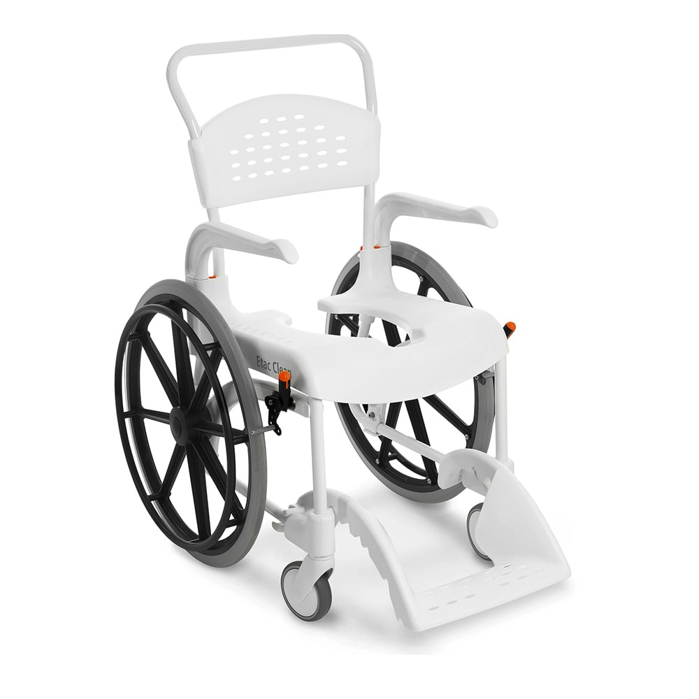 Clean 24 Shower/Commode Chair self Propelled