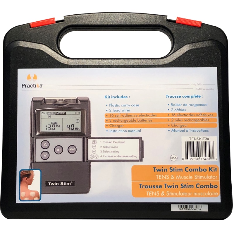 Stimulators／M.A.C.H.I.N.E. Twin Stim TENS/Muscle Stimulator Set | TENSKIT3a